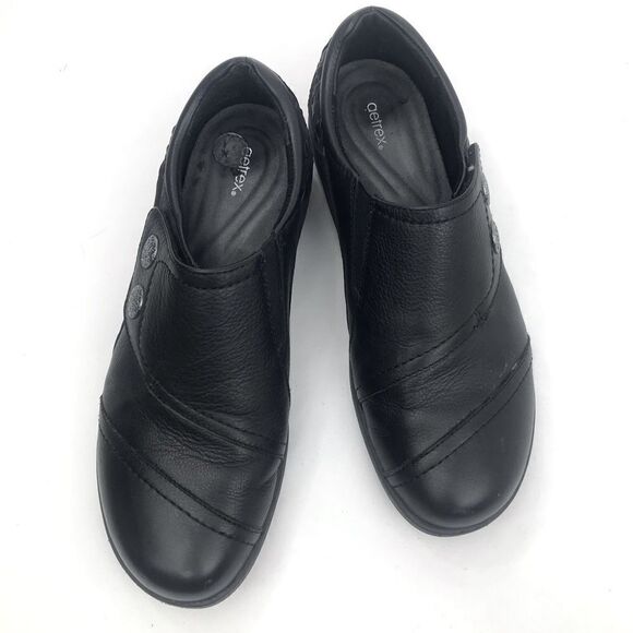 Aetrex KATRINA Black Leather Monk Strap Support Orthotic Casual Loafer - Picture 5 of 16